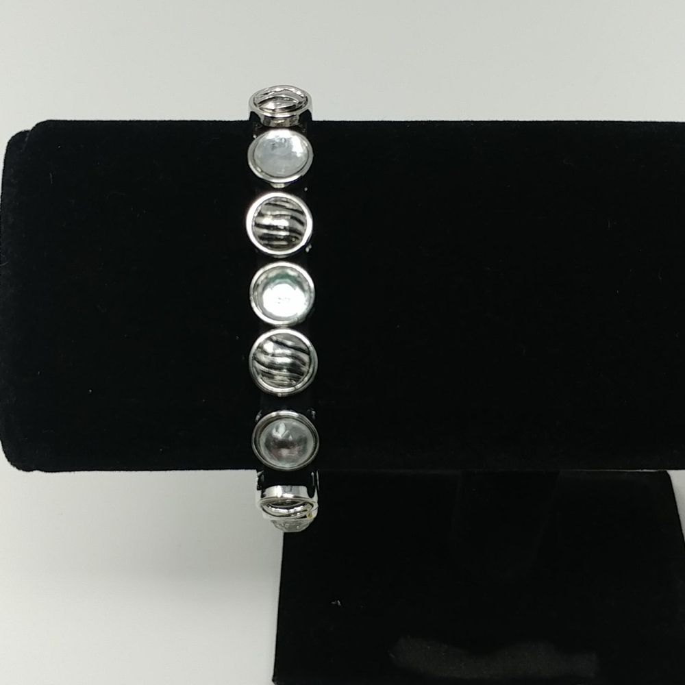 LAST ONE NWT Zebra Slide Bead Bracelet